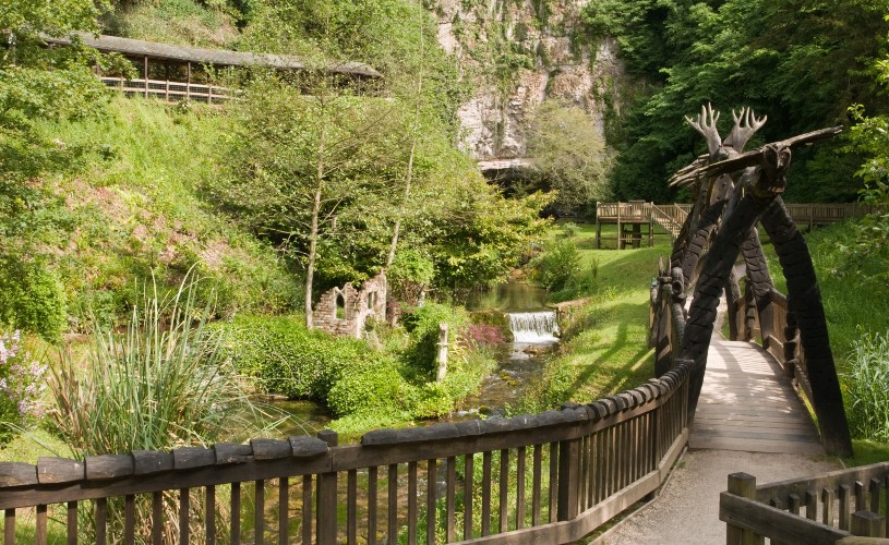 Outdoor space at Wookey Hole Caves and Attractions